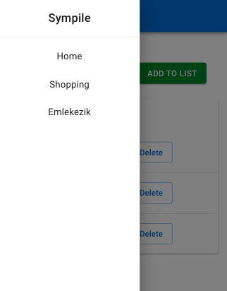 Shopping App Mobile View