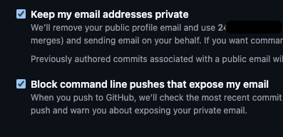 GitHub Email Security Setting